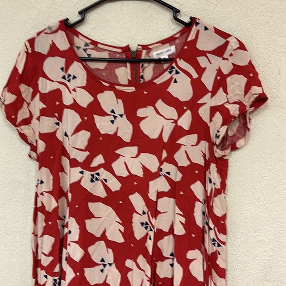 UO Silence + Noice womans red floral Mini Dress Size M - Picture 5 of 10